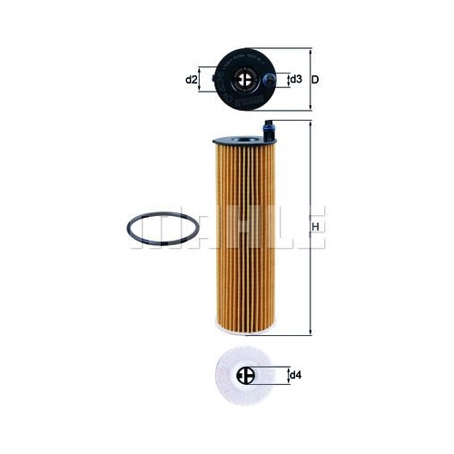 &Ouml;lfilter KNECHT OX 823/6D f&uuml;r MERCEDES-BENZ