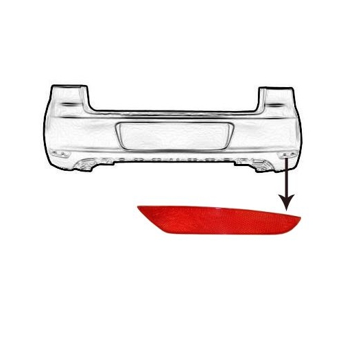 R&uuml;ckstrahler VAN WEZEL 5863940 f&uuml;r VW, Sto&szlig;f&auml;nger, rechts