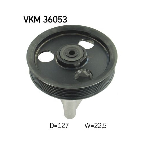 Umlenk-/F&uuml;hrungsrolle, Keilrippenriemen SKF VKM 36053 f&uuml;r NISSAN RENAULT, oben