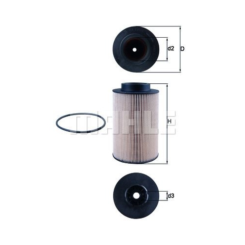 Kraftstofffilter KNECHT KX 191/1D f&uuml;r MAN
