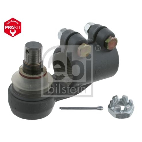 Febi Bilstein 19134 Spurstangenendst&uuml;ck mit Kronenmutter und Splint , 1 St&uuml;ck