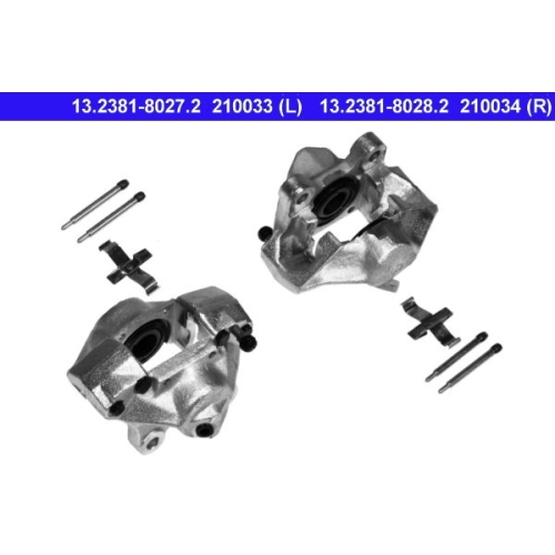 Bremssattel ATE 13.2381-8028.2 f&uuml;r MERCEDES-BENZ, Hinterachse rechts