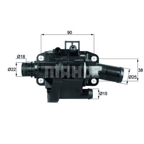 Thermostat, K&uuml;hlmittel MAHLE TH 41 83 f&uuml;r CITRO&Euml;N FORD MAZDA PEUGEOT SUZUKI MINI