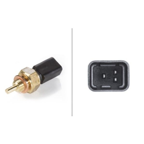 Sensor, K&uuml;hlmitteltemperatur HELLA 6PT 009 107-131 f&uuml;r LADA NISSAN OPEL PEUGEOT