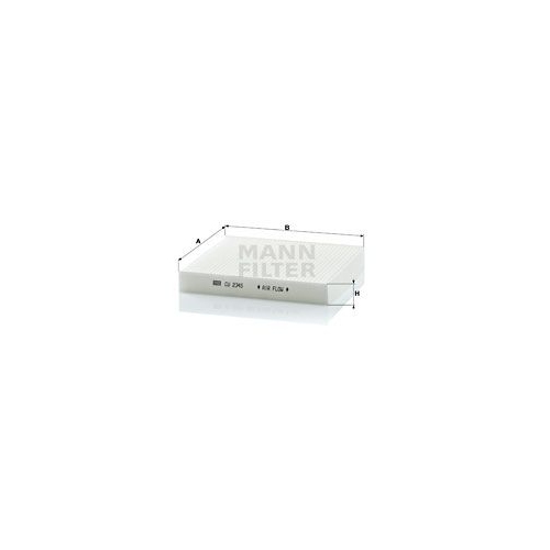 Filter, Innenraumluft MANN-FILTER CU 2345 f&uuml;r NISSAN