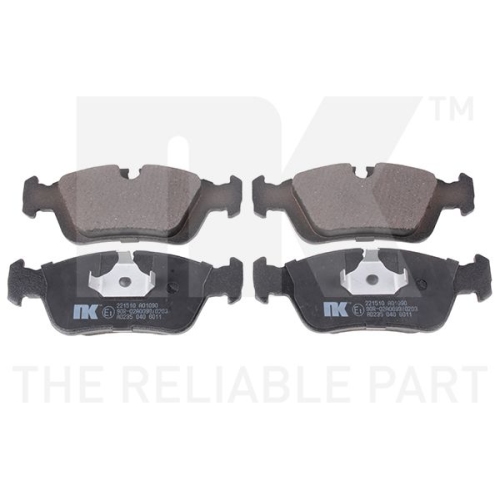Bremsbelagsatz, Scheibenbremse NK 221510 f&uuml;r BMW, Vorderachse