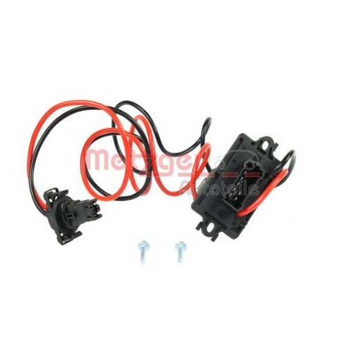 Widerstand, Innenraumgebl&auml;se METZGER 0917055 f&uuml;r RENAULT