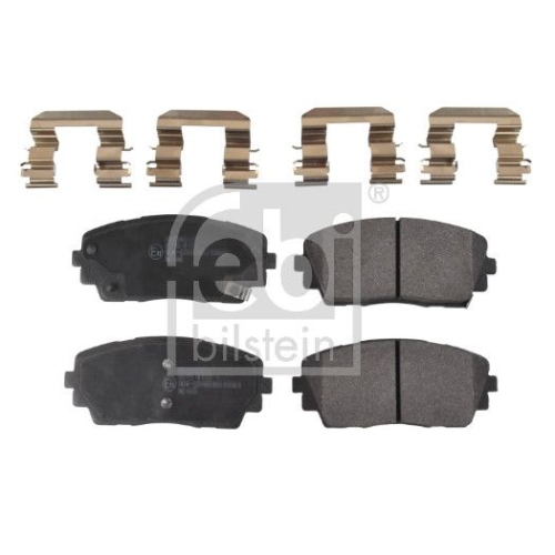 Febi Bilstein 116312 Bremsbelagsatz mit Anbaumaterial, 1 St&uuml;ck