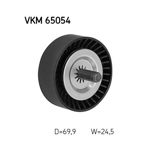 Umlenk-/F&uuml;hrungsrolle, Keilrippenriemen SKF VKM 65054 f&uuml;r CHRYSLER CITRO&Euml;N FIAT