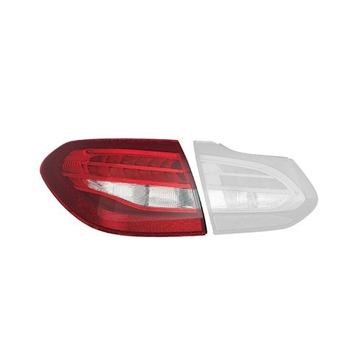 Heckleuchte VAN WEZEL 2925921 f&uuml;r SMART, links