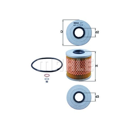 &Ouml;lfilter KNECHT OX 91D f&uuml;r BMW FORD