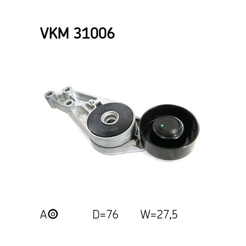 Spannrolle, Keilrippenriemen SKF VKM 31006 f&uuml;r AUDI SEAT SKODA VW, oben