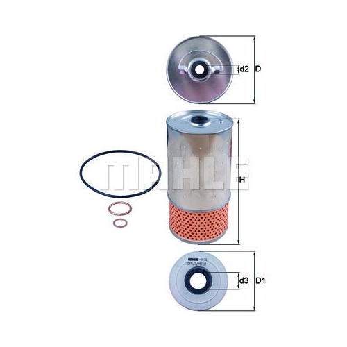 &Ouml;lfilter KNECHT OX 78D1 f&uuml;r MERCEDES-BENZ