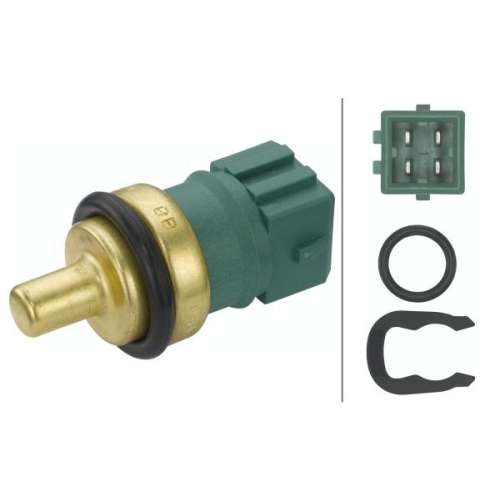 Sensor, K&uuml;hlmitteltemperatur HELLA 6PT 009 107-541 f&uuml;r AUDI SEAT SKODA VW