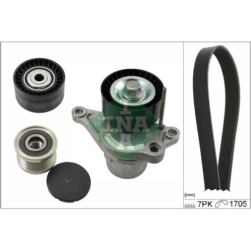 Keilrippenriemensatz INA 529042320 f&uuml;r NISSAN OPEL RENAULT VAUXHALL