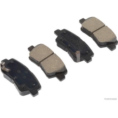 Bremsbelagsatz, Scheibenbremse HERTH+BUSS JAKOPARTS J3610526 f&uuml;r HYUNDAI KIA