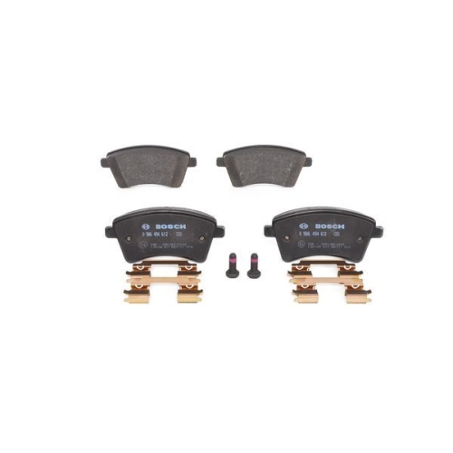 Bremsbelagsatz, Scheibenbremse BOSCH 0 986 494 612 f&uuml;r MERCEDES-BENZ RENAULT