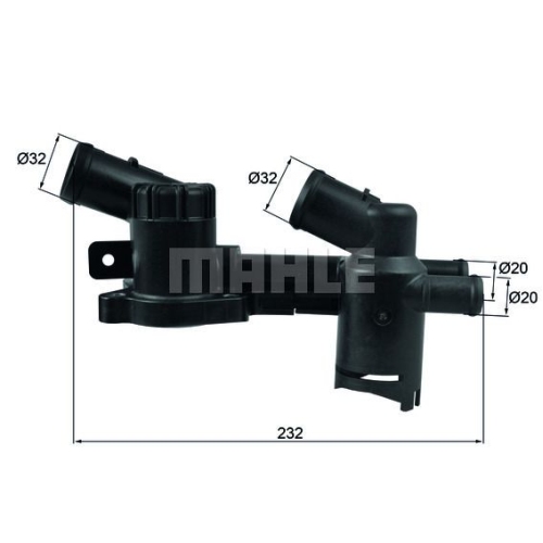 Thermostat, K&uuml;hlmittel MAHLE TH 52 f&uuml;r VAG