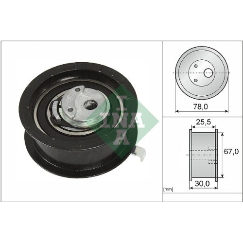Spannrolle, Zahnriemen INA 531 0251 30 f&uuml;r AUDI FORD SEAT SKODA VW