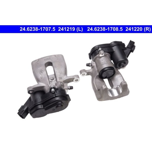 Bremssattel ATE 24.6238-1707.5 f&uuml;r RENAULT, Hinterachse links