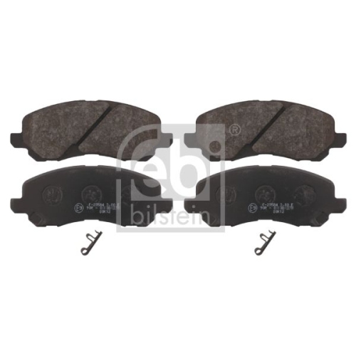 Febi Bilstein 16741 Bremsbelagsatz mit Anbaumaterial , 1 St&uuml;ck