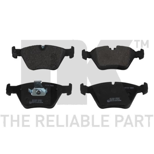 Bremsbelagsatz, Scheibenbremse NK 221528 f&uuml;r BMW MG ROVER, Vorderachse