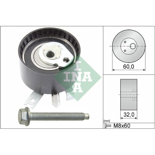 Spannrolle, Zahnriemen INA 531 0547 10 f&uuml;r RENAULT