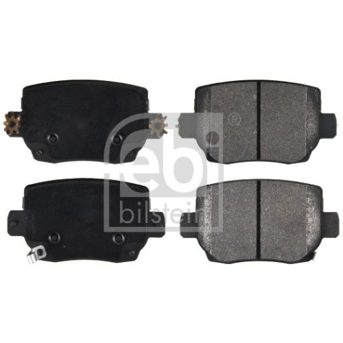 Bremsbelagsatz, Scheibenbremse FEBI BILSTEIN 177664 f&uuml;r TESLA, Hinterachse