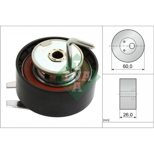Spannrolle, Zahnriemen INA 531 0578 10 f&uuml;r CITRO&Euml;N FORD PEUGEOT LAND ROVER