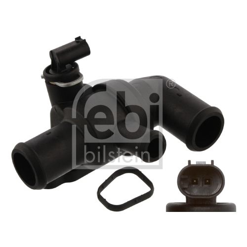 Febi Bilstein 37081 Thermostat mit Geh&auml;use, Dichtung und Temperaturschalter , 1 St&uuml;ck