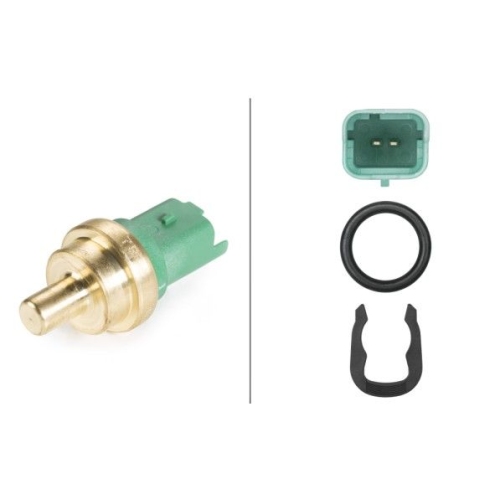 Sensor, K&uuml;hlmitteltemperatur HELLA 6PT 009 309-391 f&uuml;r BMW CITRO&Euml;N FIAT FORD