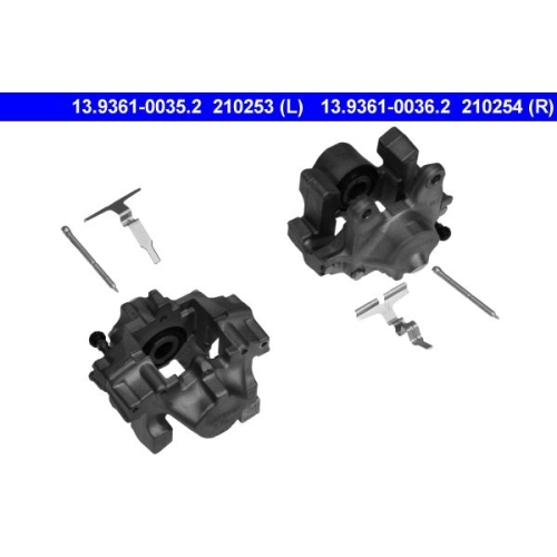 Bremssattel ATE 13.9361-0036.2 f&uuml;r MERCEDES-BENZ, Hinterachse rechts