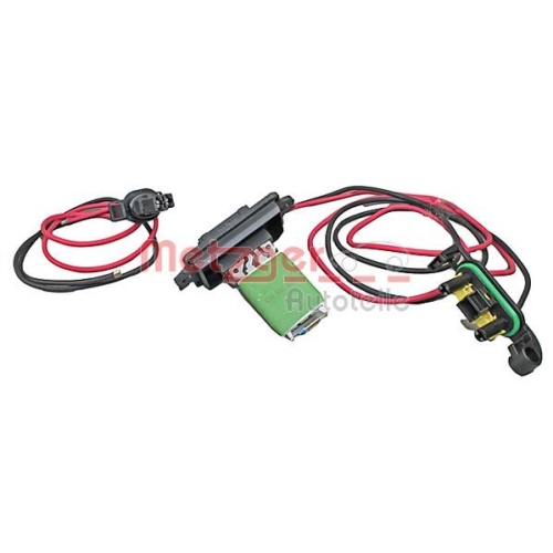 Widerstand, Innenraumgebl&auml;se METZGER 0917257 f&uuml;r RENAULT
