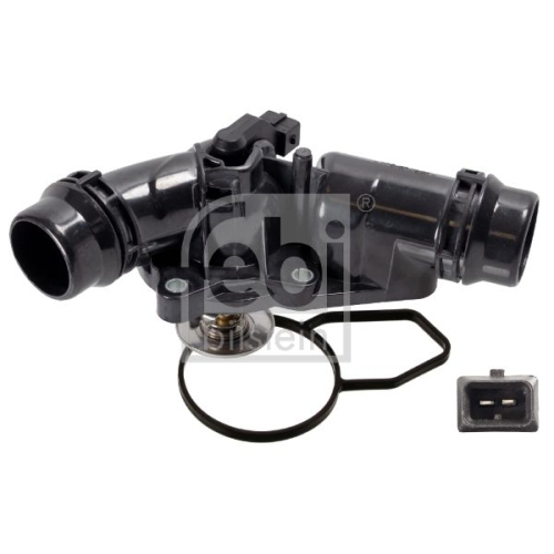 Febi Bilstein 1x 43624 Thermostat mit Geh&auml;use und Dichtung