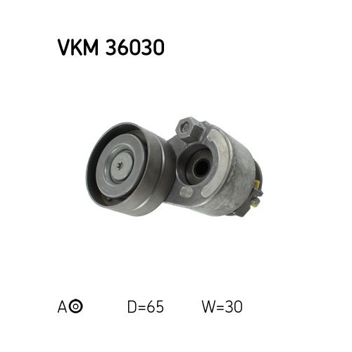Spannrolle, Keilrippenriemen SKF VKM 36030 f&uuml;r MITSUBISHI NISSAN OPEL RENAULT