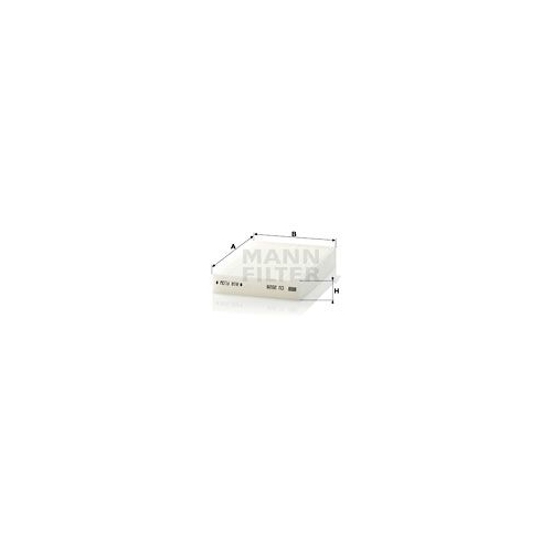 Filter, Innenraumluft MANN-FILTER CU 2028 f&uuml;r OPEL SUZUKI GENERAL MOTORS