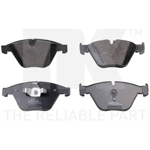 Bremsbelagsatz, Scheibenbremse NK 221539 f&uuml;r BMW, Hinterachse, Vorderachse