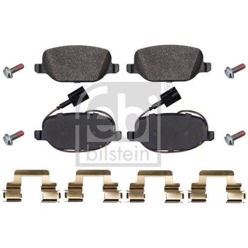 Febi Bilstein 1x 175272 Bremsbelagsatz mit Anbaumaterial
