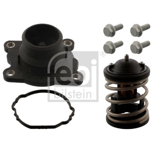 Febi Bilstein 1x 44685 Thermostat mit Geh&auml;use, Dichtung und Schrauben