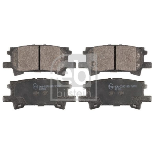 Febi Bilstein 116334 Bremsbelagsatz, 1 St&uuml;ck