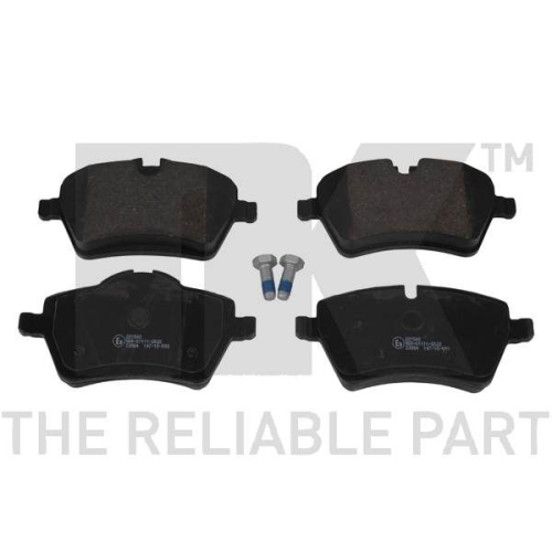 Bremsbelagsatz, Scheibenbremse NK 221542 f&uuml;r BMW MINI, Vorderachse