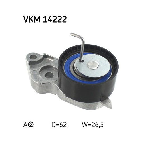 Spannrolle, Zahnriemen SKF VKM 14222 f&uuml;r FORD MAZDA VOLVO