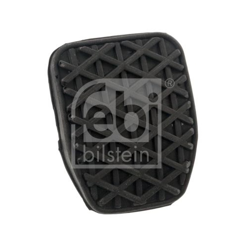Febi Bilstein 1x 01760 Pedalbelag f&uuml;r Kupplungs- & Bremspedal schwarz