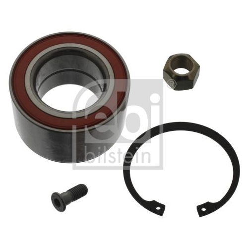 Febi Bilstein 05847 Radlagersatz mit Befestigungsschraube, Mutter und Sicherungsring , 1 St&uuml;ck