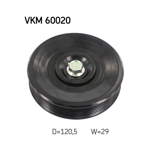 Umlenk-/F&uuml;hrungsrolle, Keilrippenriemen SKF VKM 60020 f&uuml;r CHEVROLET