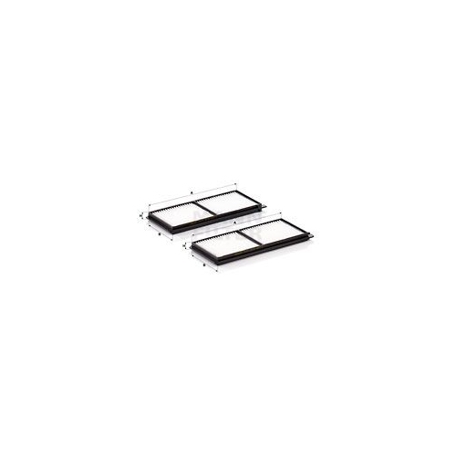 Filter, Innenraumluft MANN-FILTER CU 23 001-2 f&uuml;r MAZDA