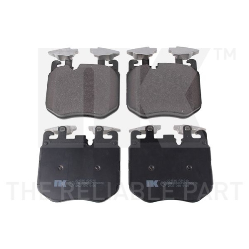 Bremsbelagsatz, Scheibenbremse NK 221586 f&uuml;r BMW, Vorderachse