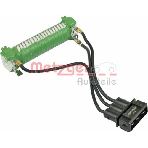 Vorwiderstand, Elektromotor-K&uuml;hlerl&uuml;fter METZGER 0917246 f&uuml;r VAG