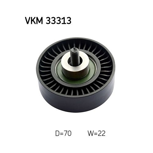 Umlenk-/F&uuml;hrungsrolle, Keilrippenriemen SKF VKM 33313 f&uuml;r CITRO&Euml;N FIAT PEUGEOT