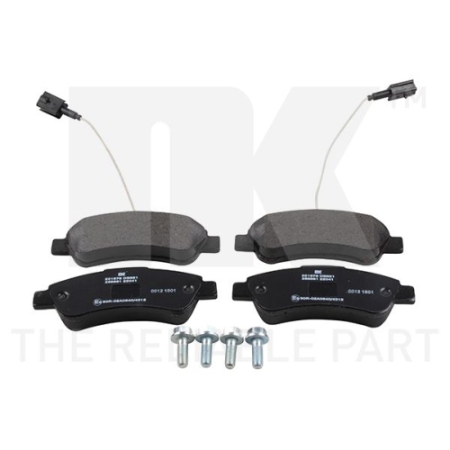 Bremsbelagsatz, Scheibenbremse NK 221978 f&uuml;r CITRO&Euml;N FIAT PEUGEOT, Hinterachse